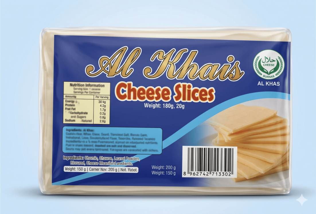 Cheddar Slice White 900gm